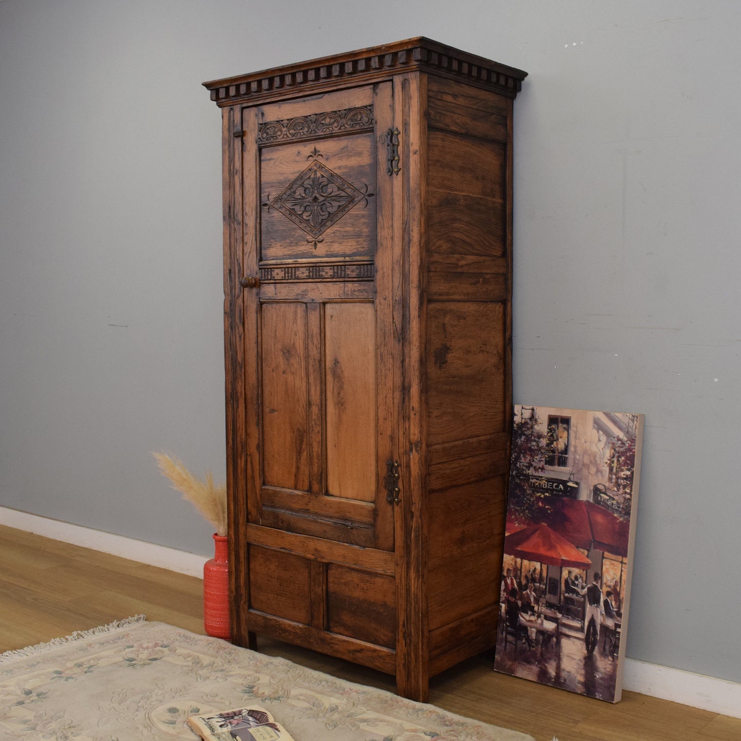 Antique Single-Door Wardrobe