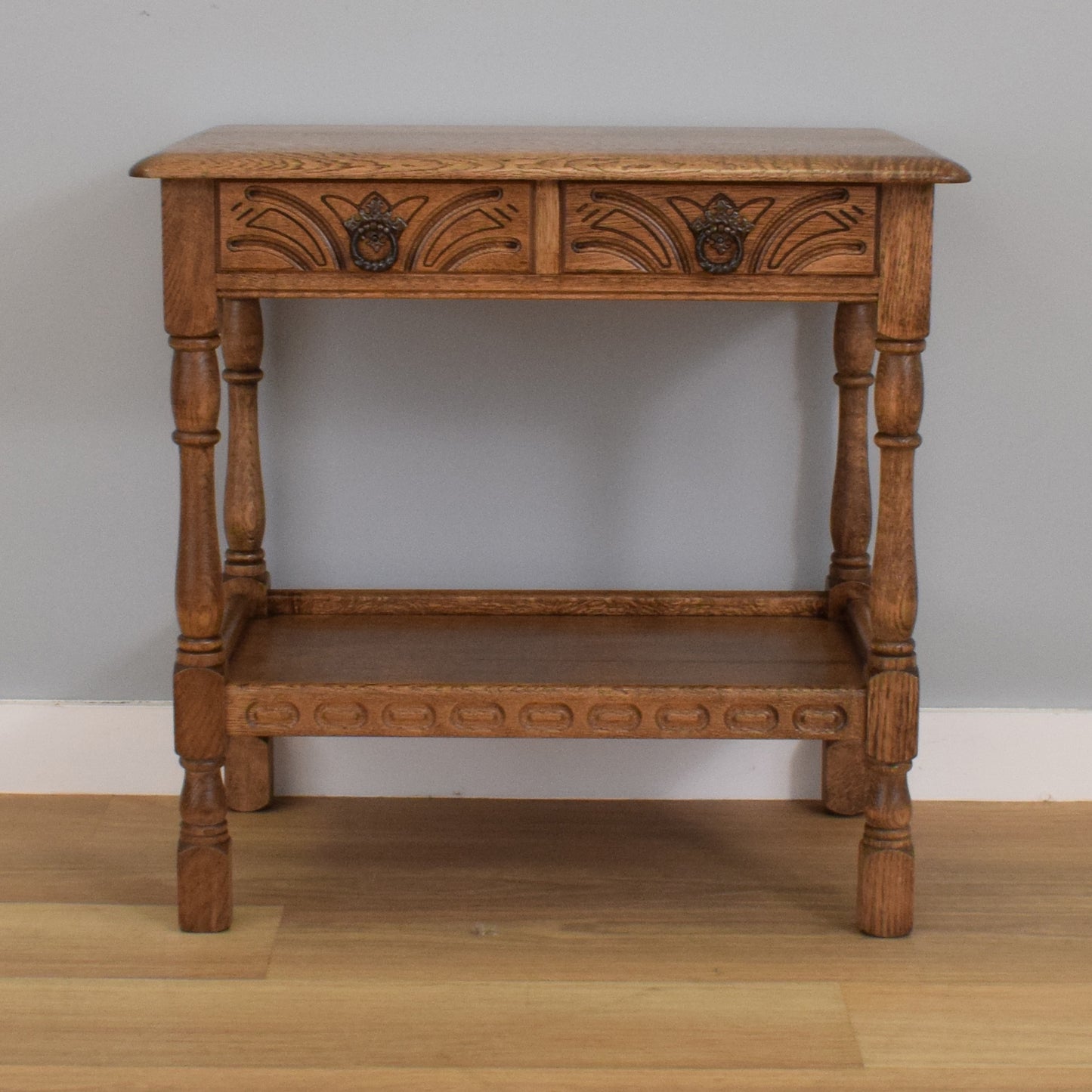 Restored Oak Hall Table