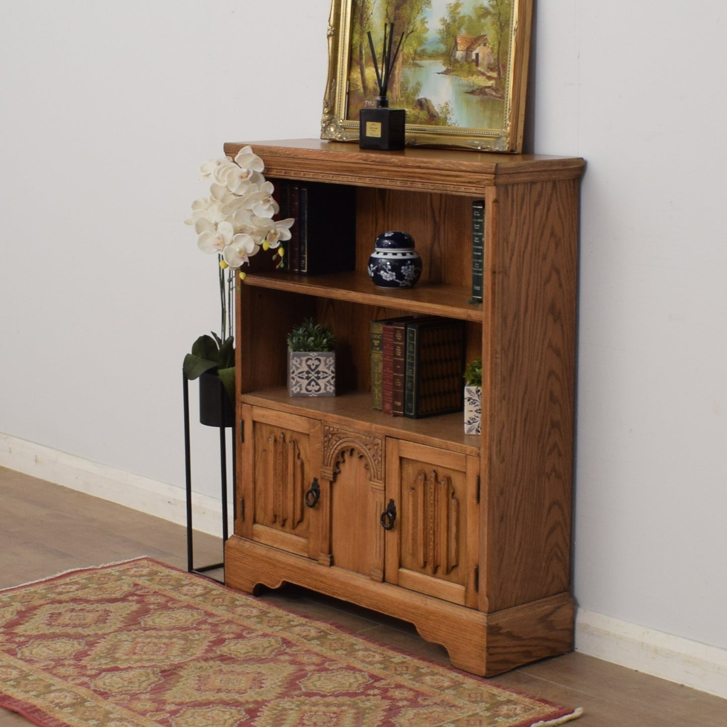 Restored Oak Bookcase
