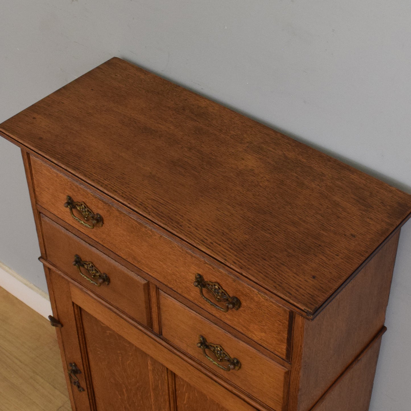 Small Oak Tallboy
