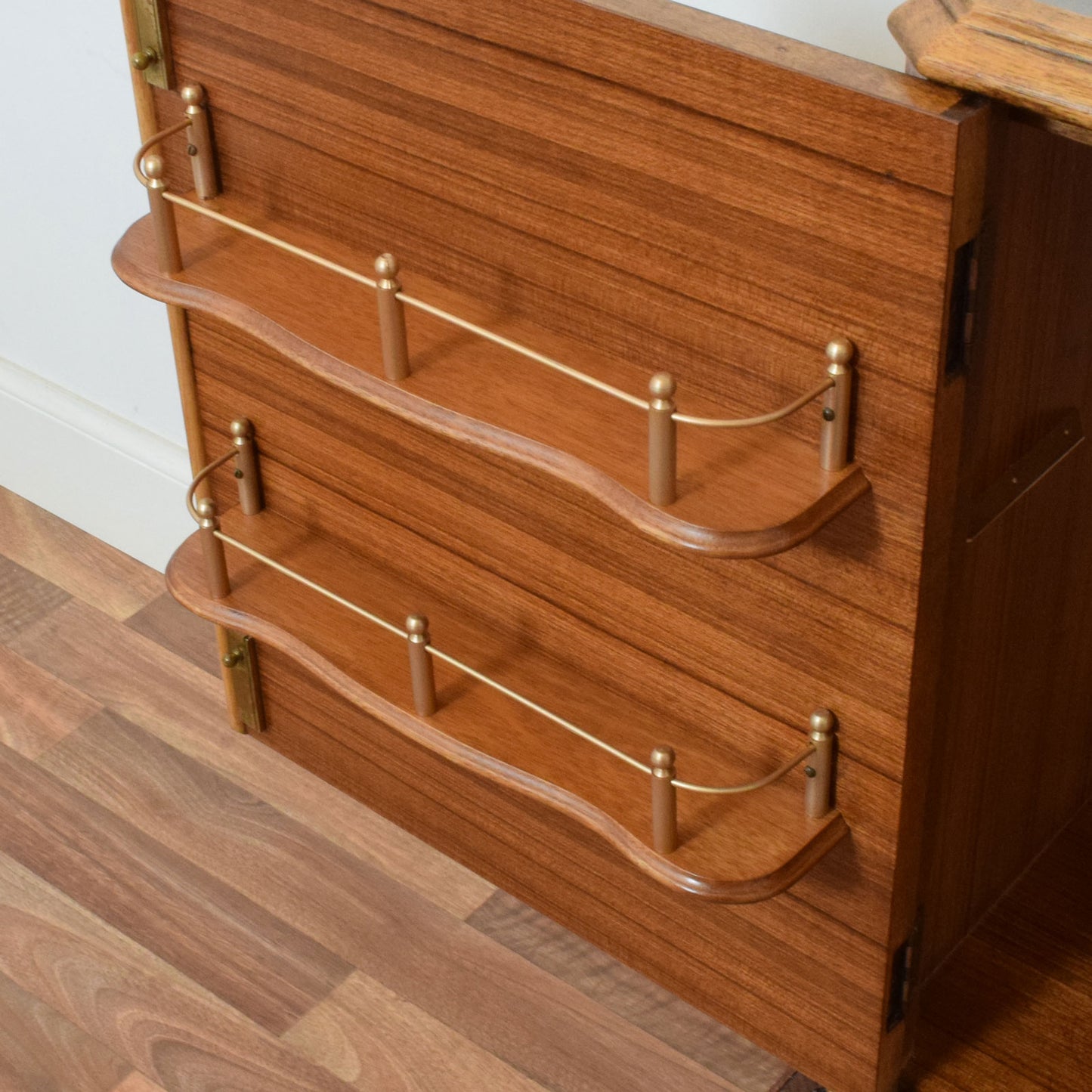 Restored Walnut Drinks Cabinet
