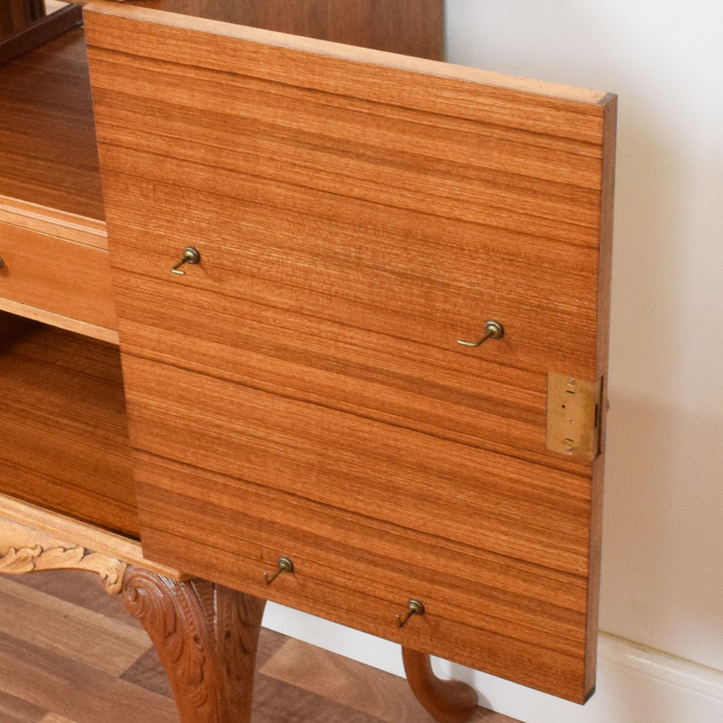 Restored Walnut Drinks Cabinet