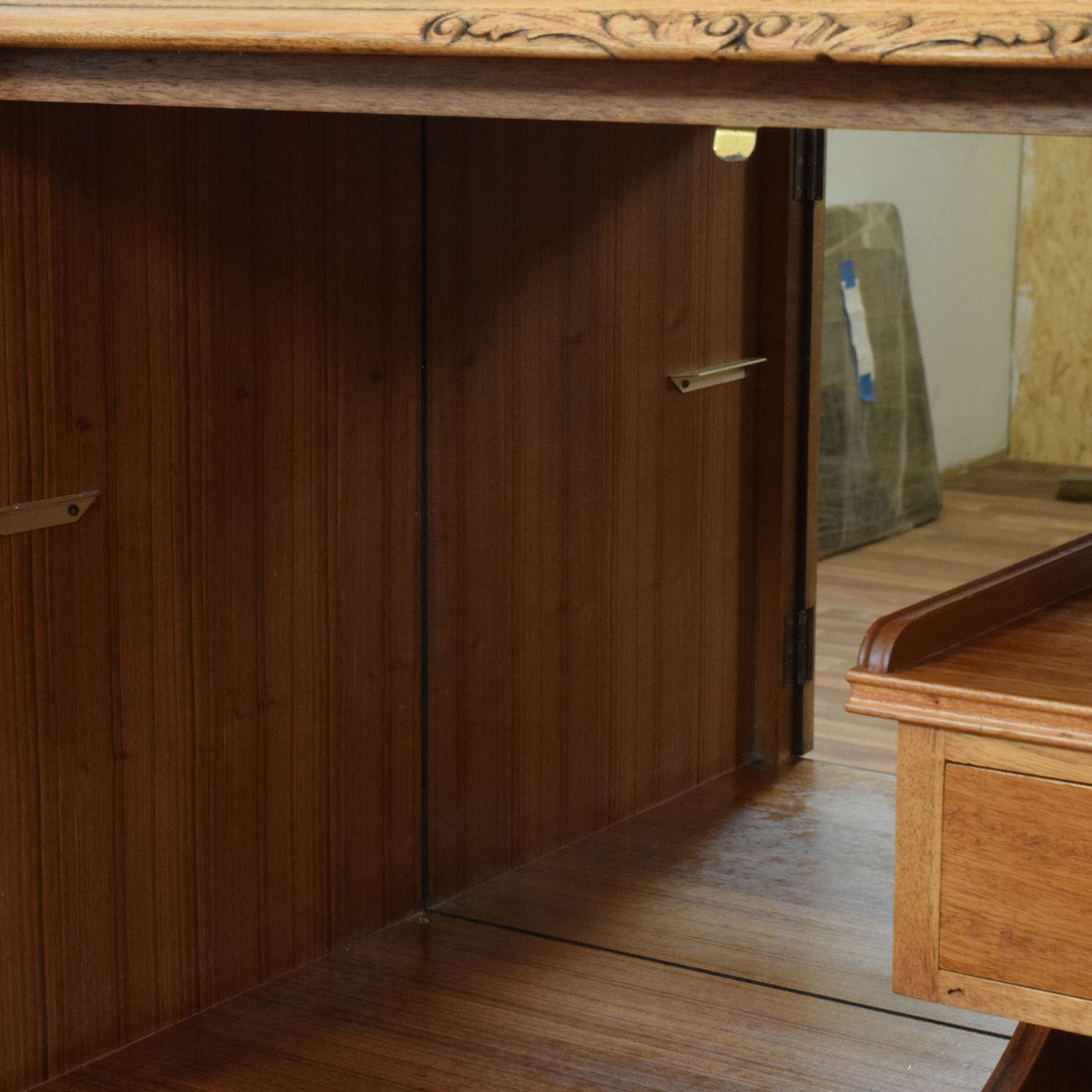 Restored Walnut Drinks Cabinet