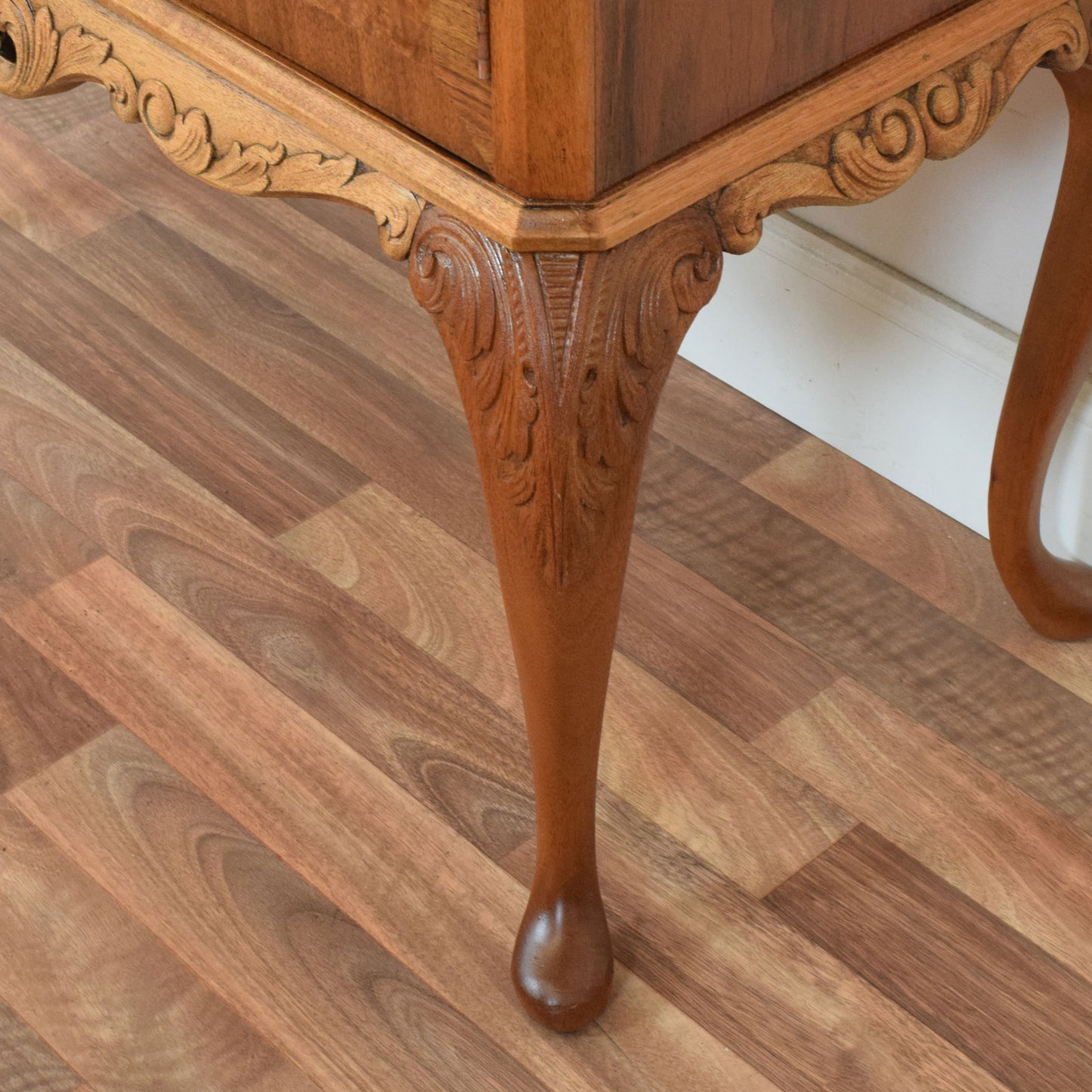 Restored Walnut Drinks Cabinet