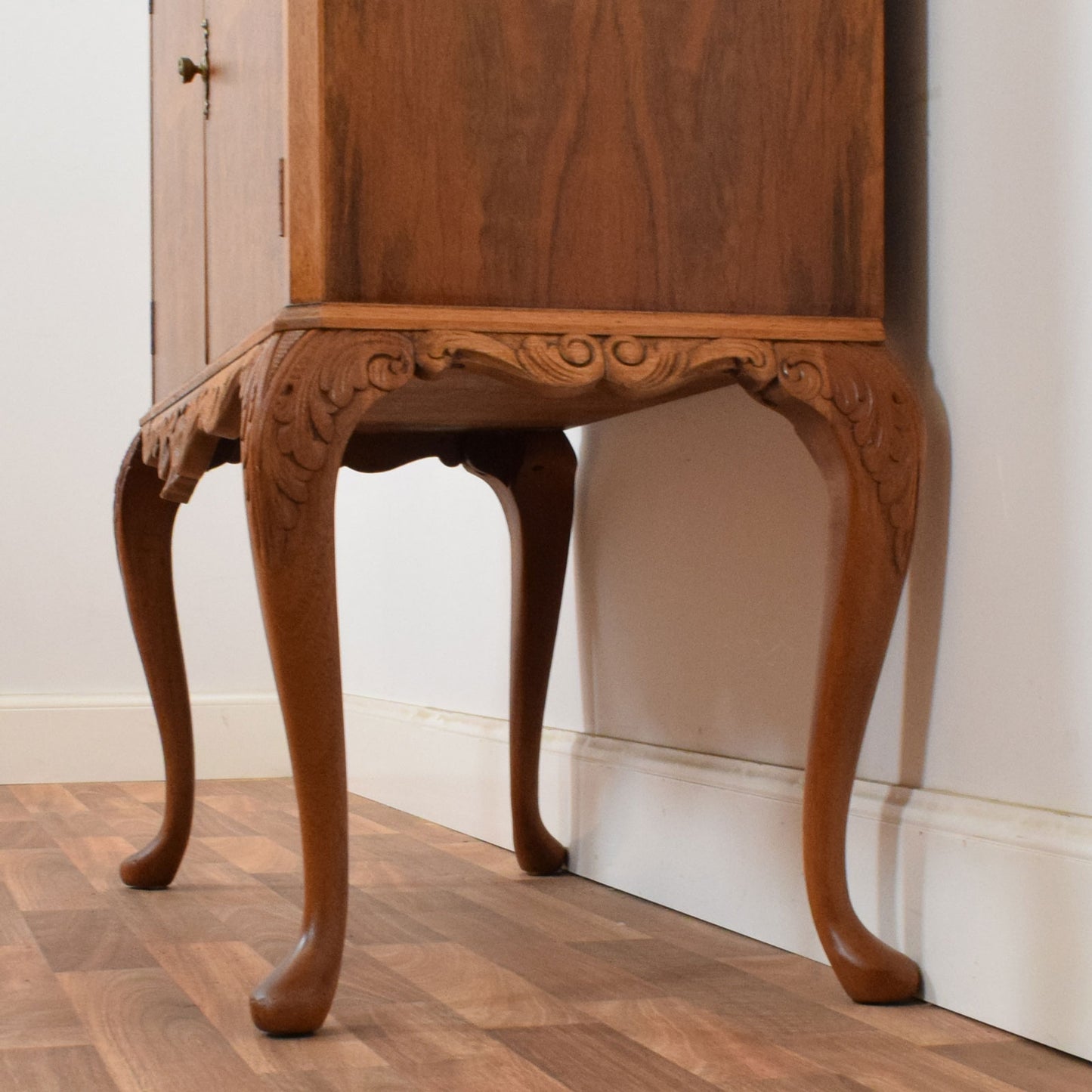 Restored Walnut Drinks Cabinet