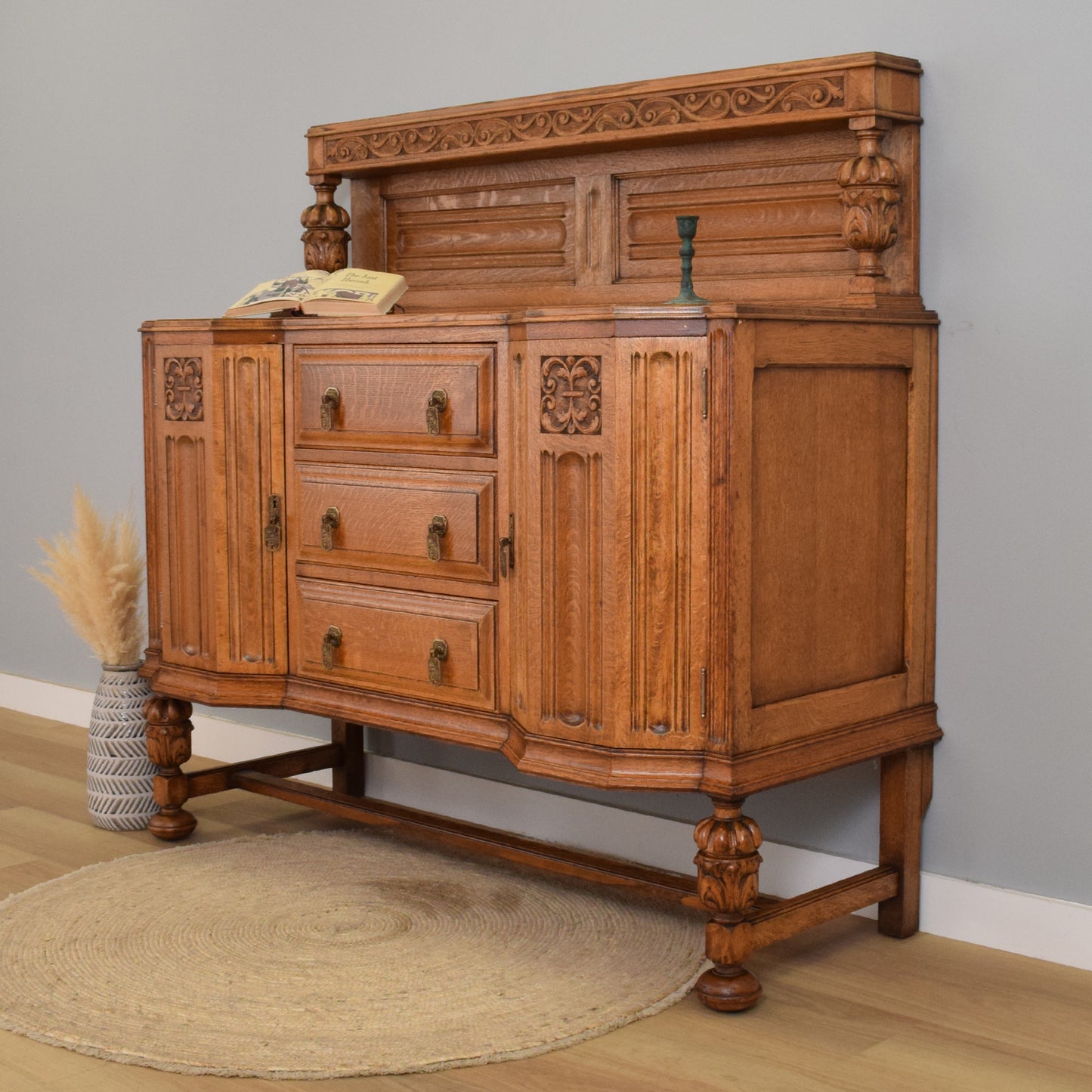 Refinished Oak Sideboard