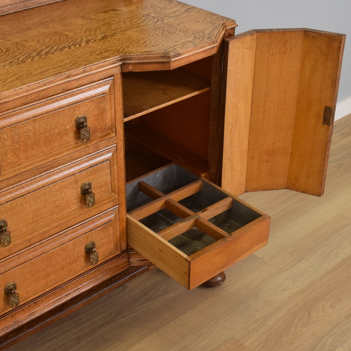 Refinished Oak Sideboard