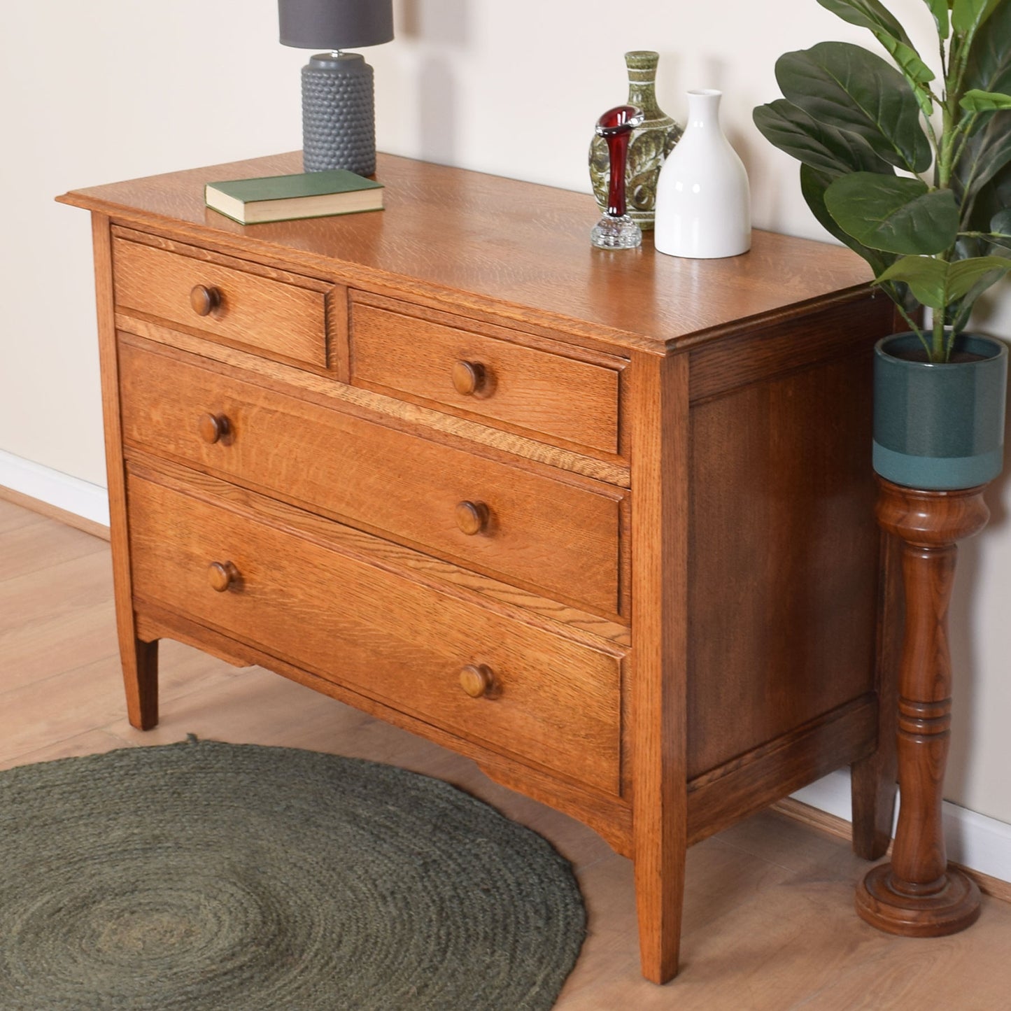 Oak Chest of Drawers