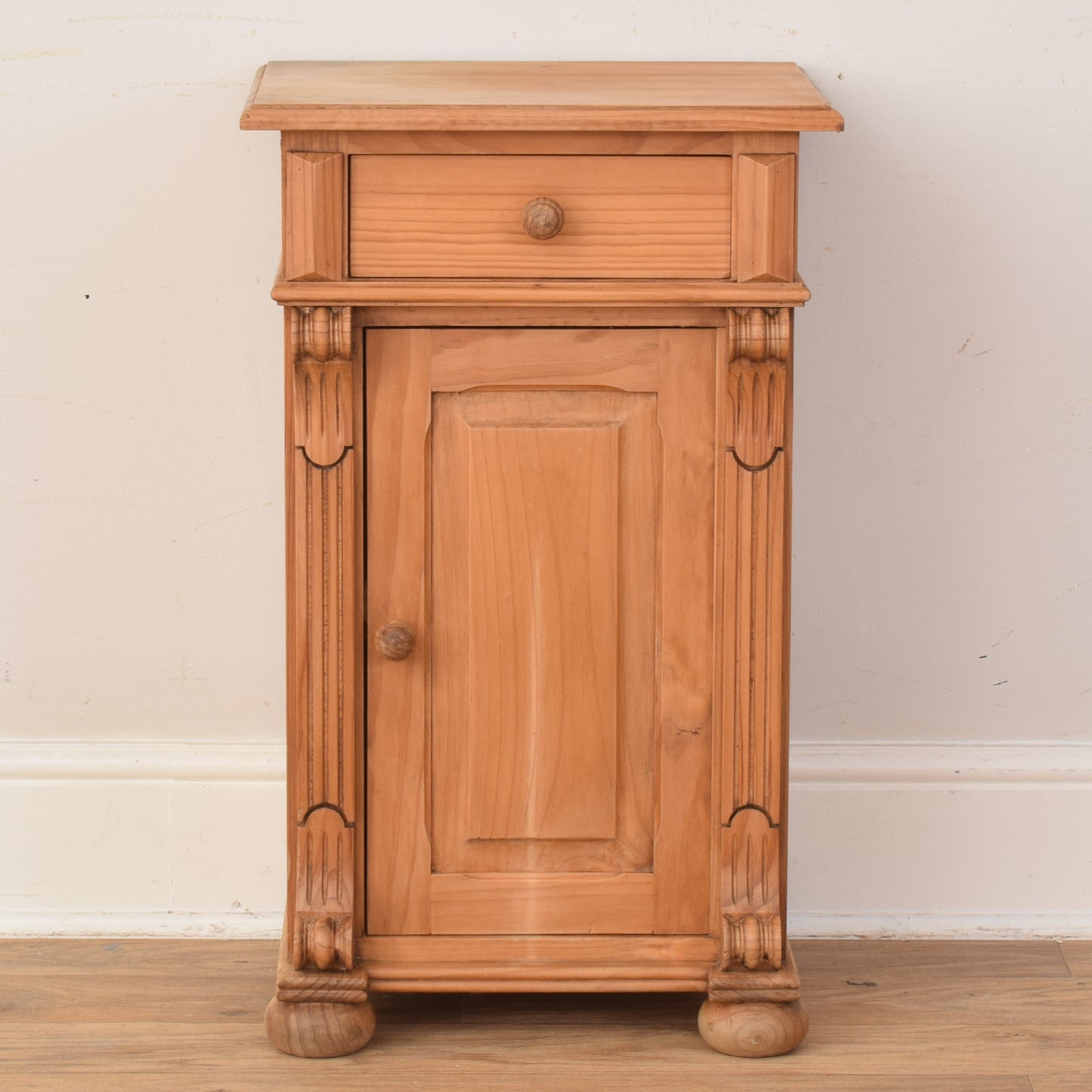 Pine Bedside