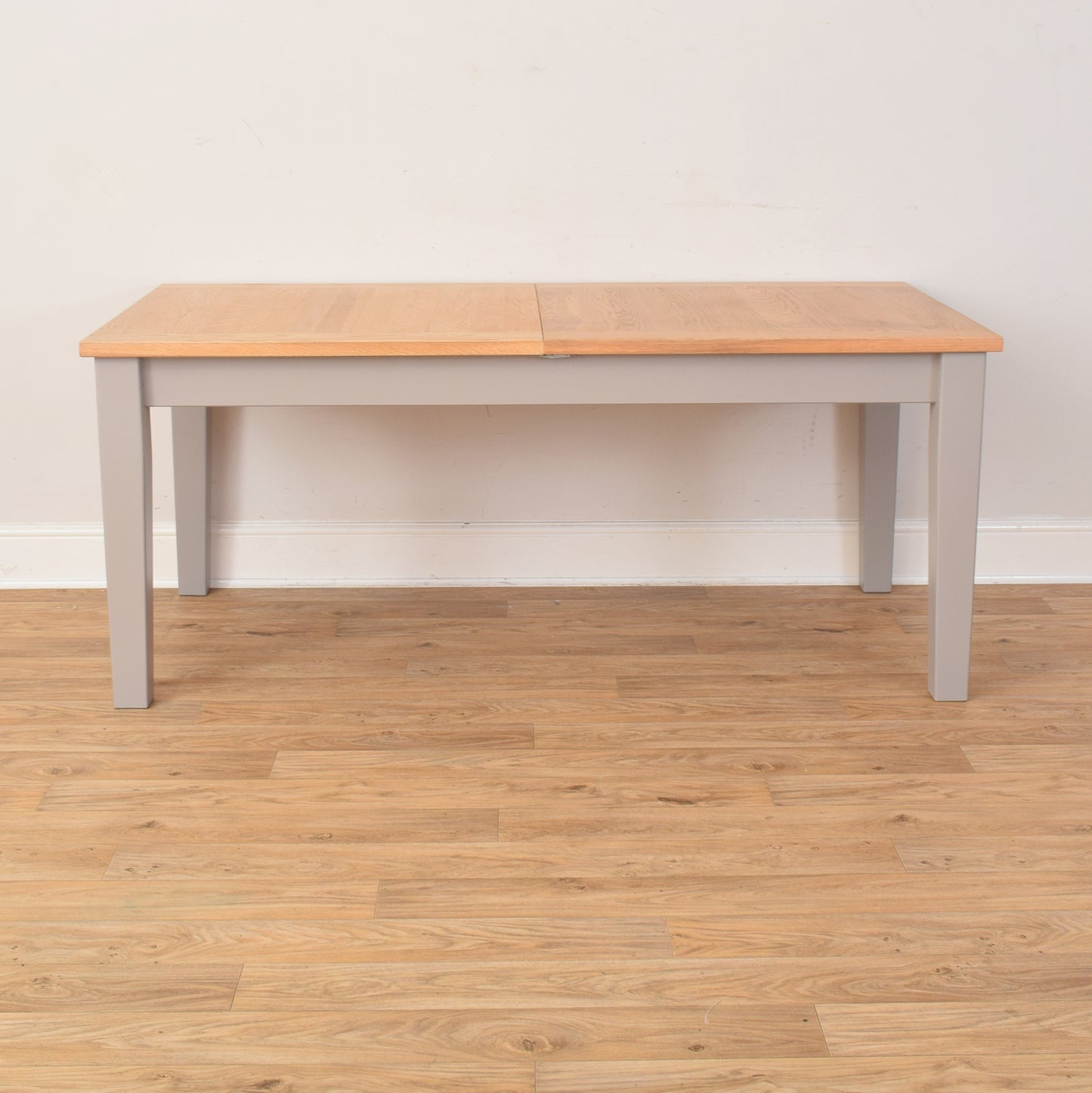 Painted Table And Eight Chairs