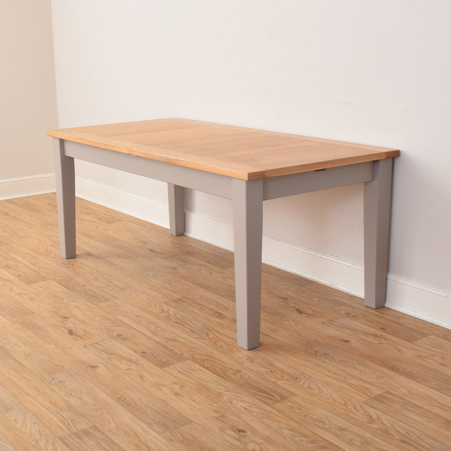 Painted Table And Eight Chairs