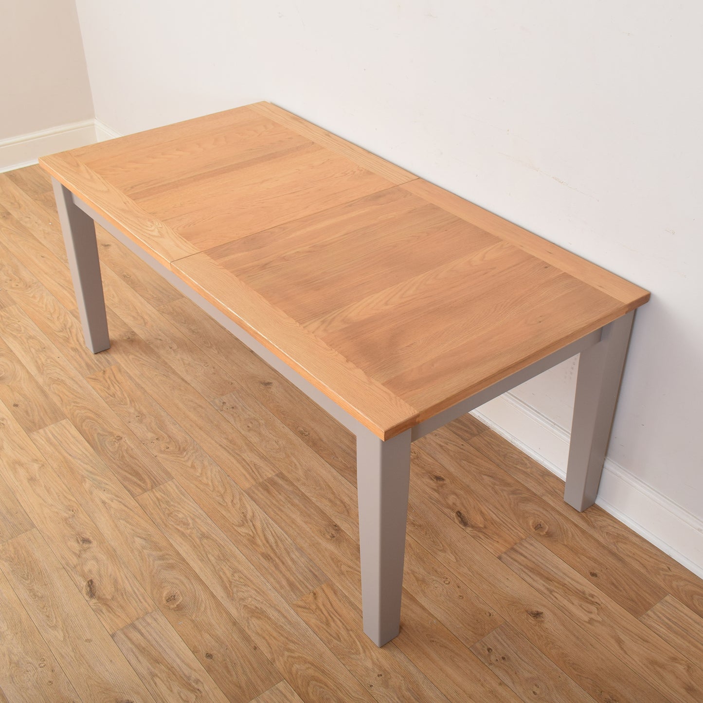 Painted Table And Eight Chairs