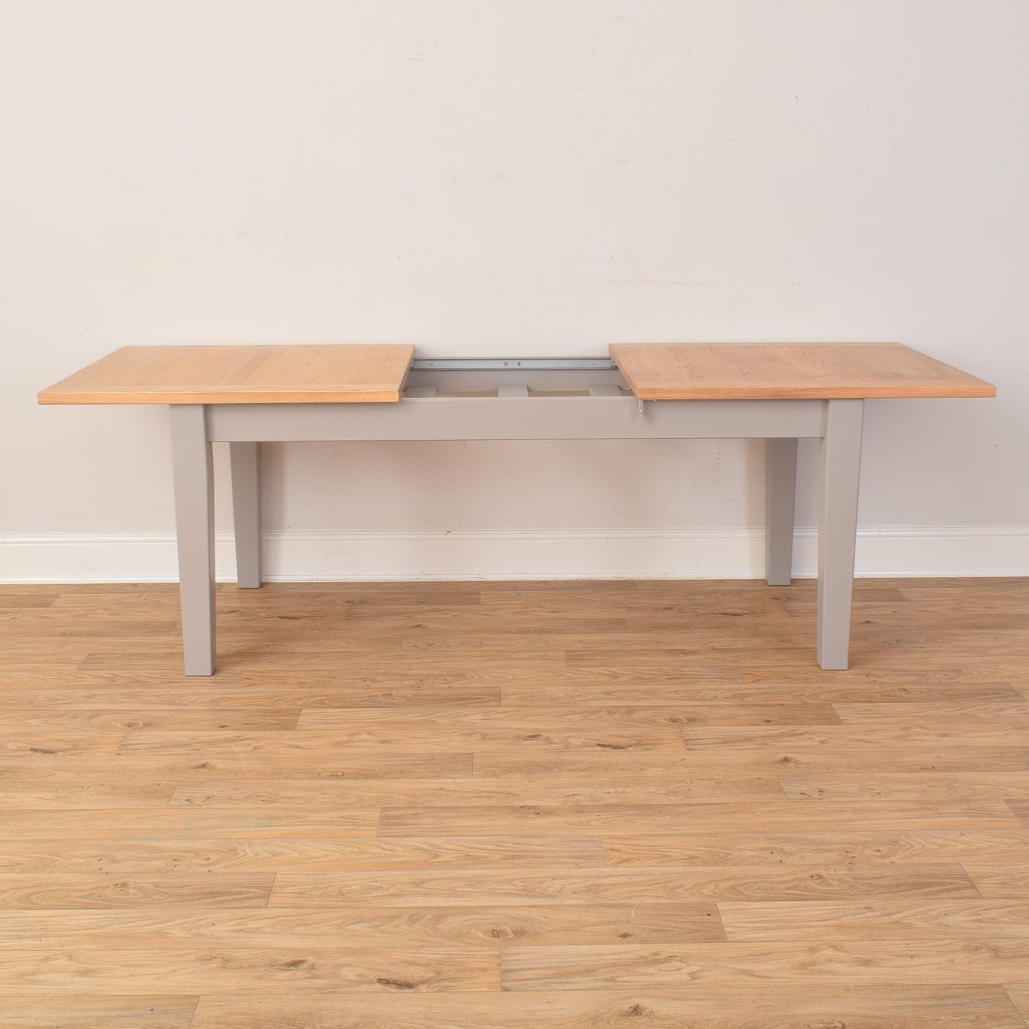 Painted Table And Eight Chairs