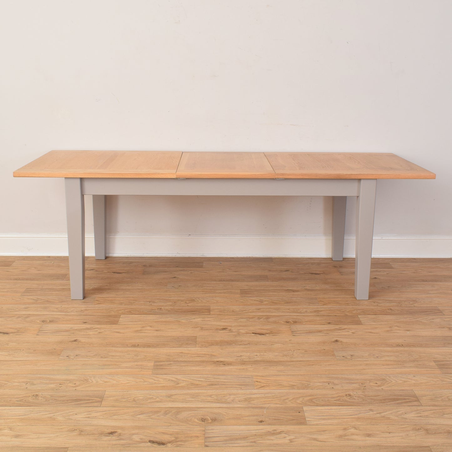 Painted Table And Eight Chairs