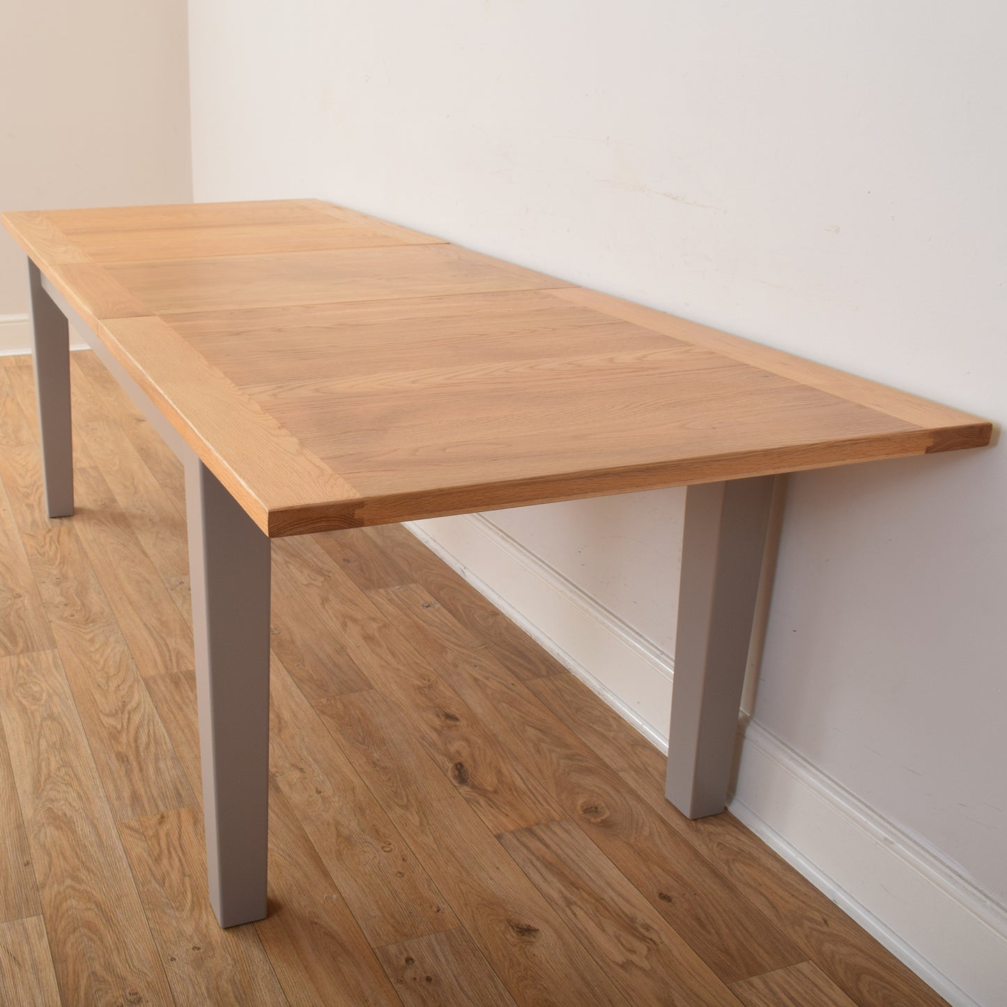 Painted Table And Eight Chairs