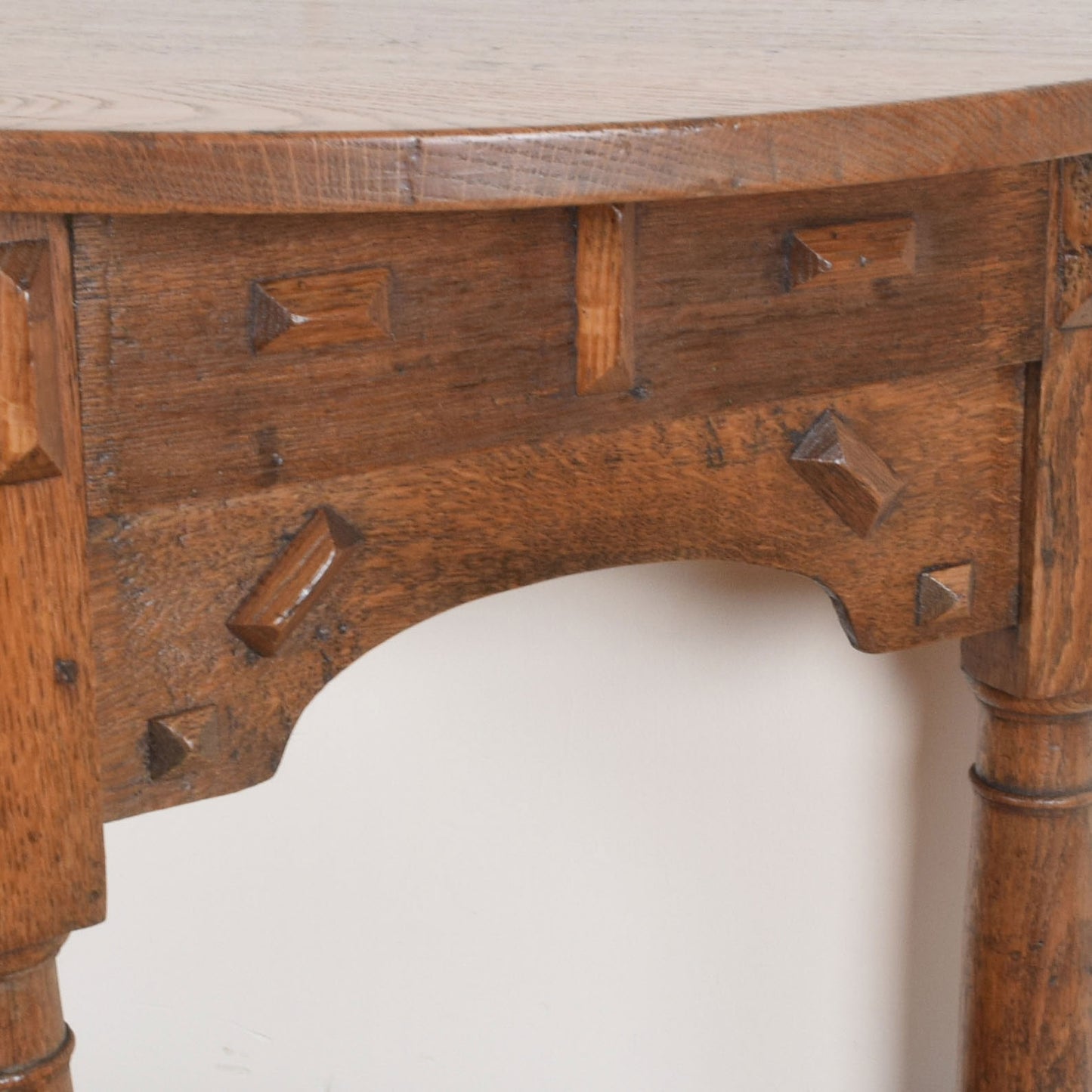 Carved Oak Hall Table