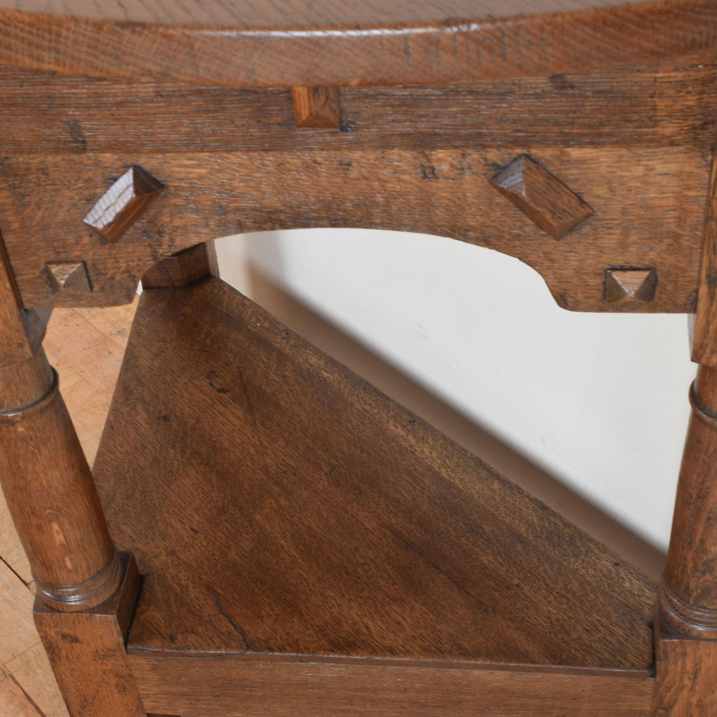 Carved Oak Hall Table