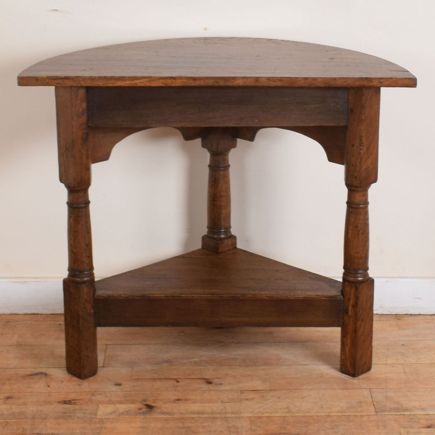 Carved Oak Hall Table