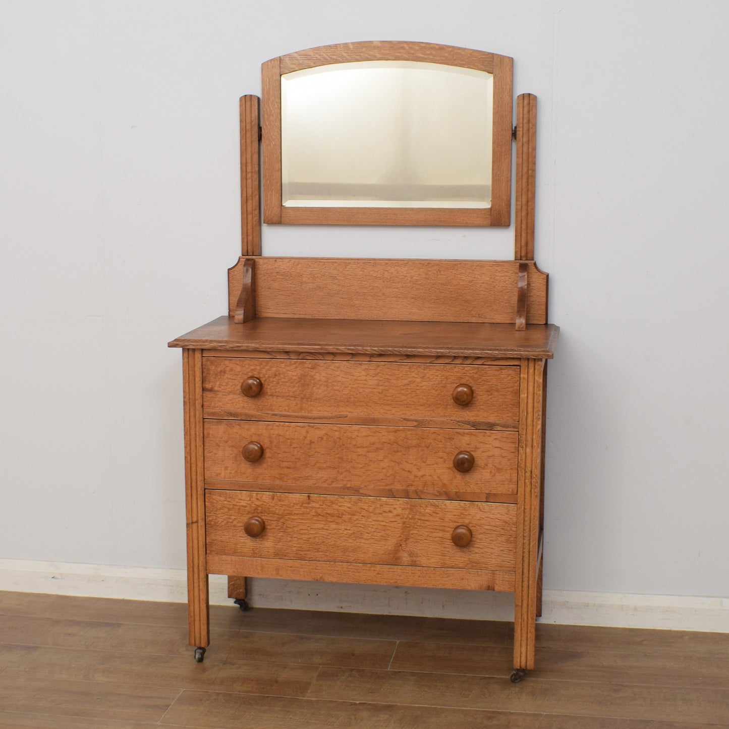 Restored Oak Dressing Table