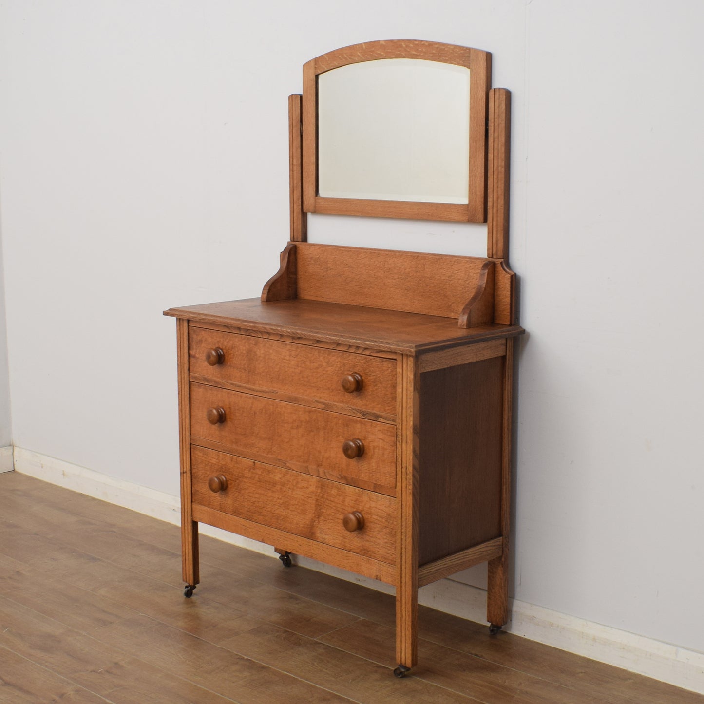 Restored Oak Dressing Table
