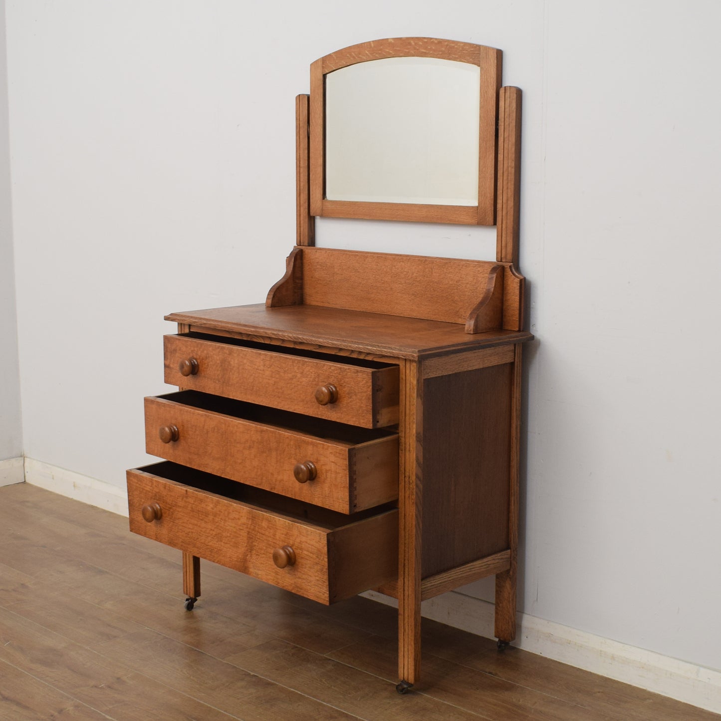 Restored Oak Dressing Table