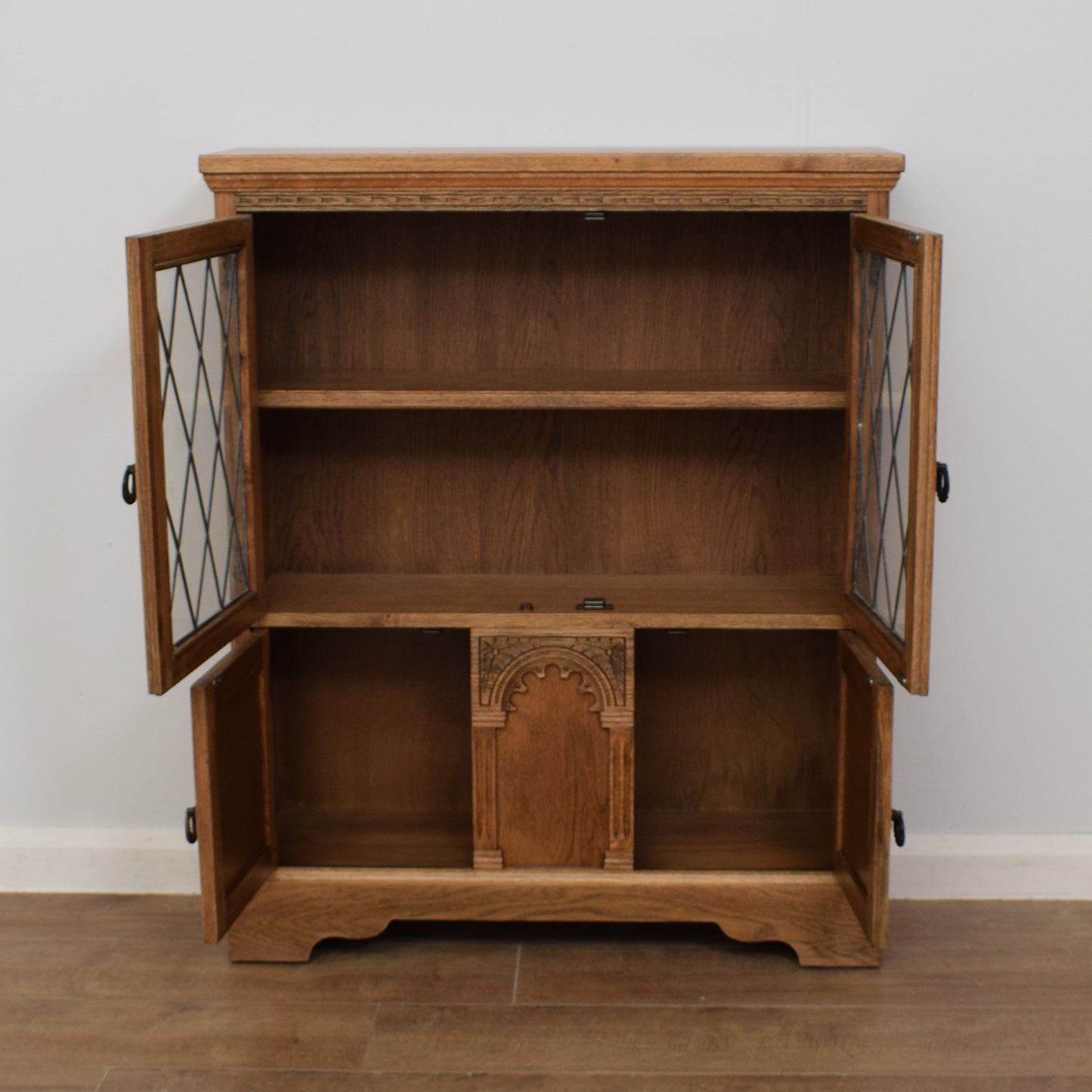 Glazed Oak Bookcase