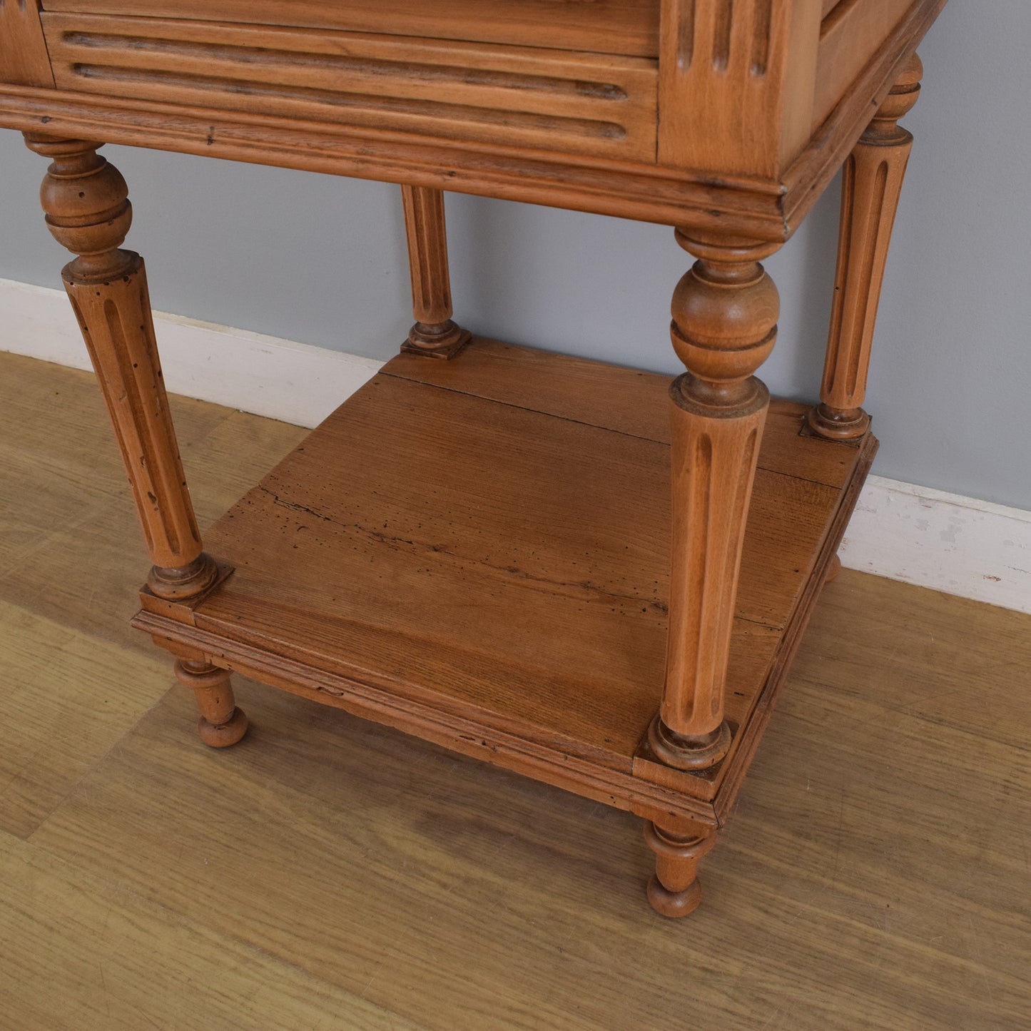 Marble-Top Side Table