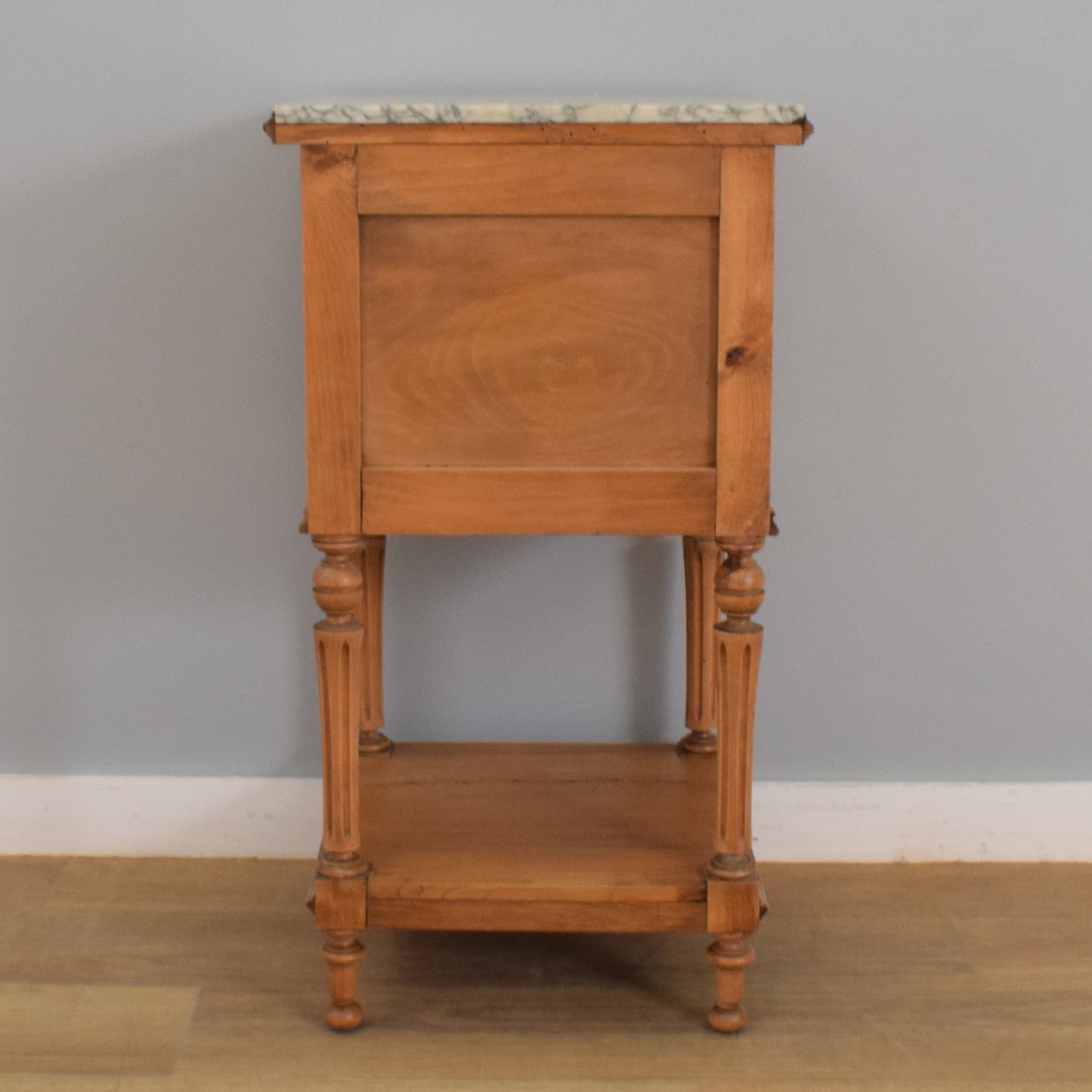 Marble-Top Side Table