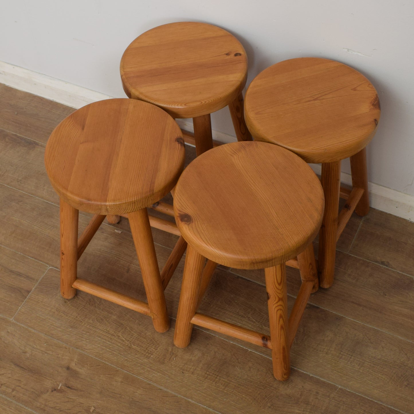 Pine Table & Four Stools