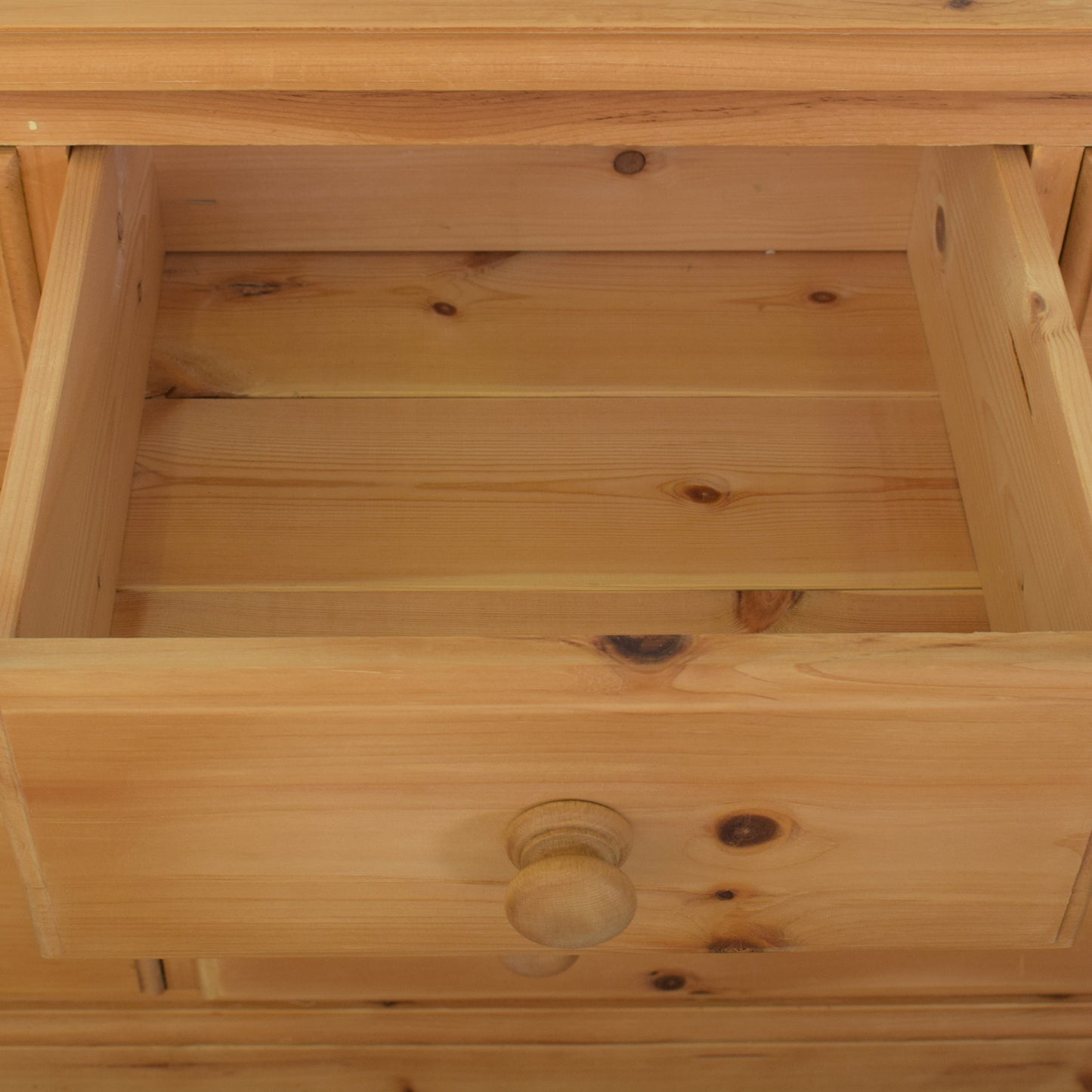 Pine Low Chest Of Drawers