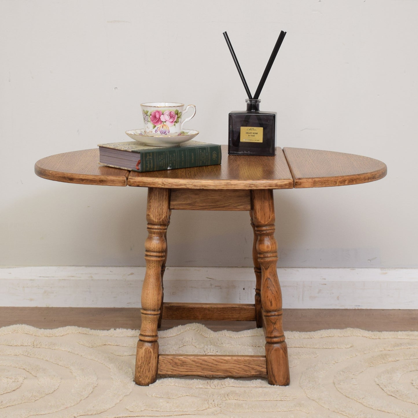 Small Oak Drop Leaf Table