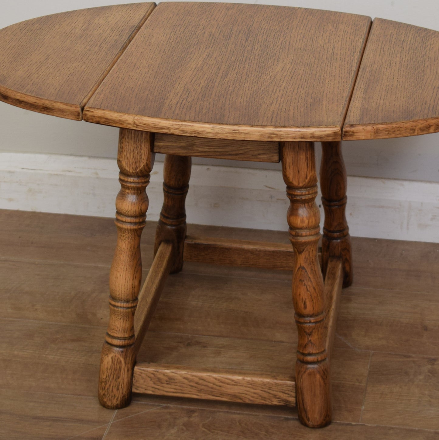 Small Oak Drop Leaf Table