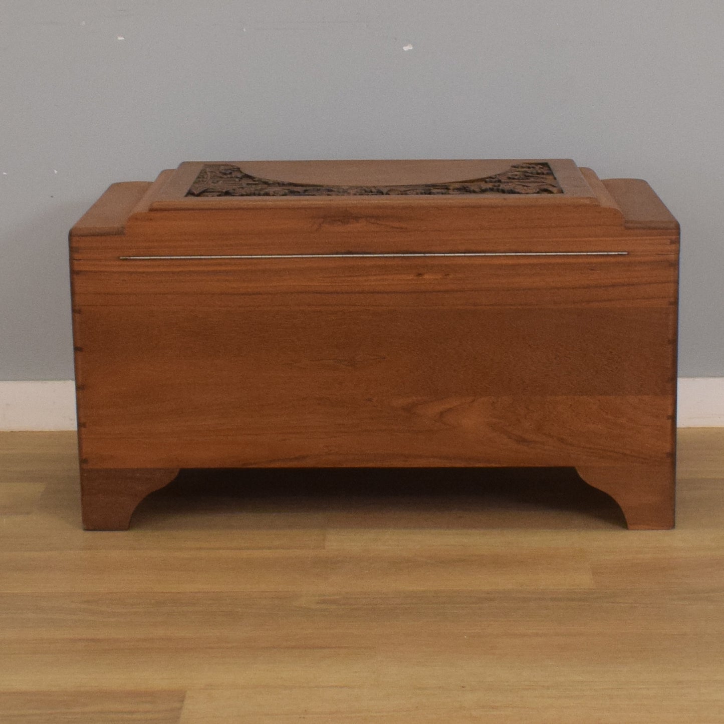 Carved Chinese Camphor Box