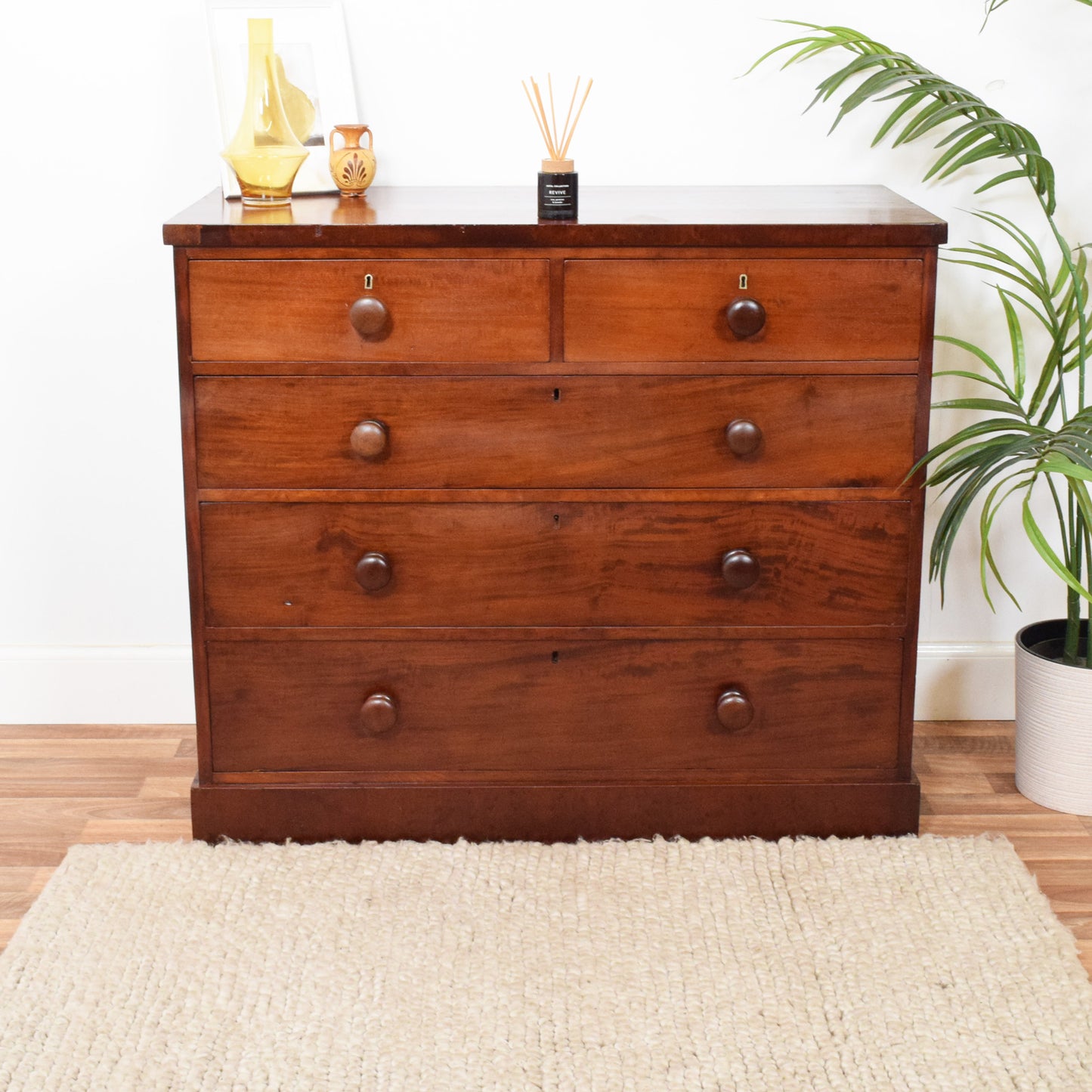 Rustic Mahogany Chest of Drawers