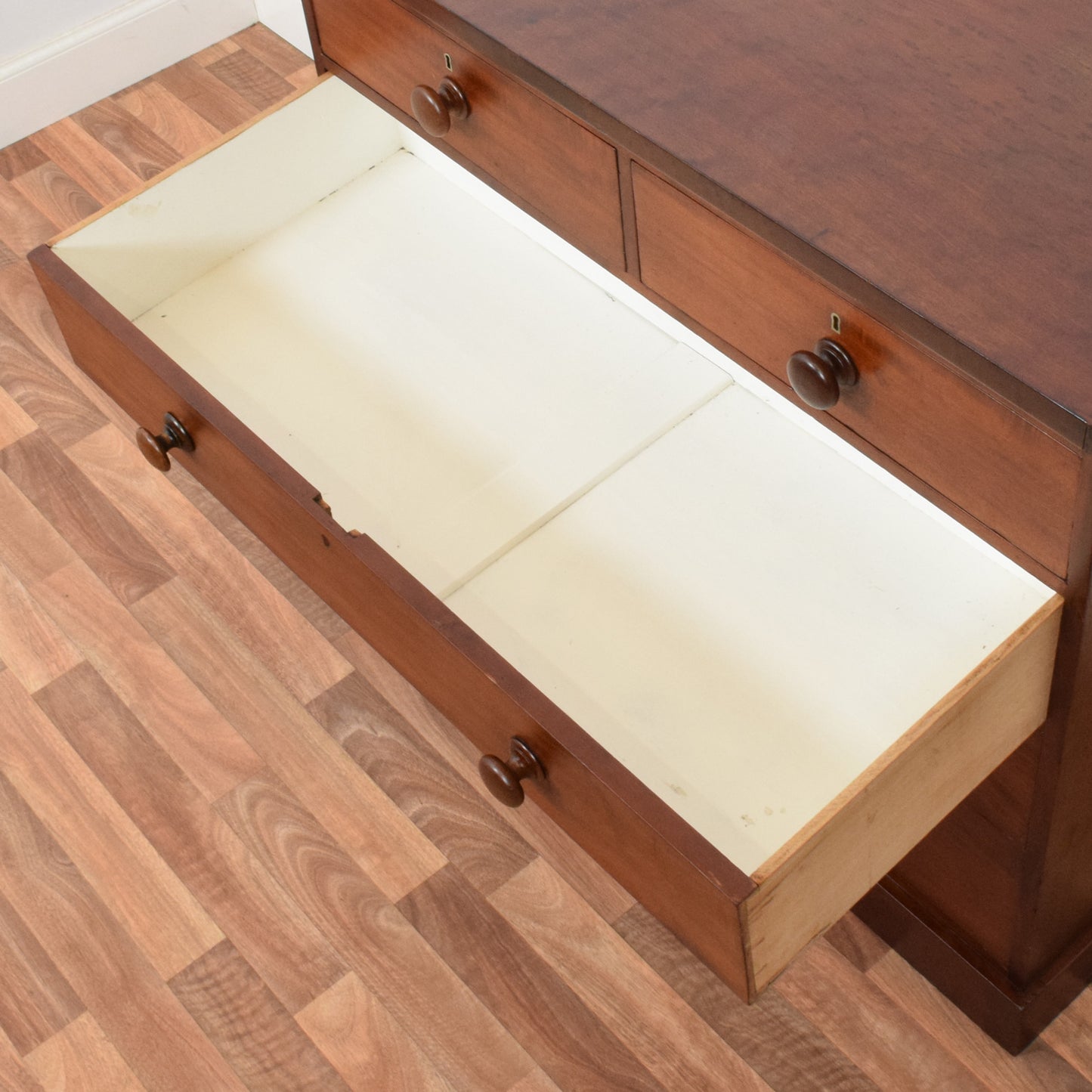 Rustic Mahogany Chest of Drawers