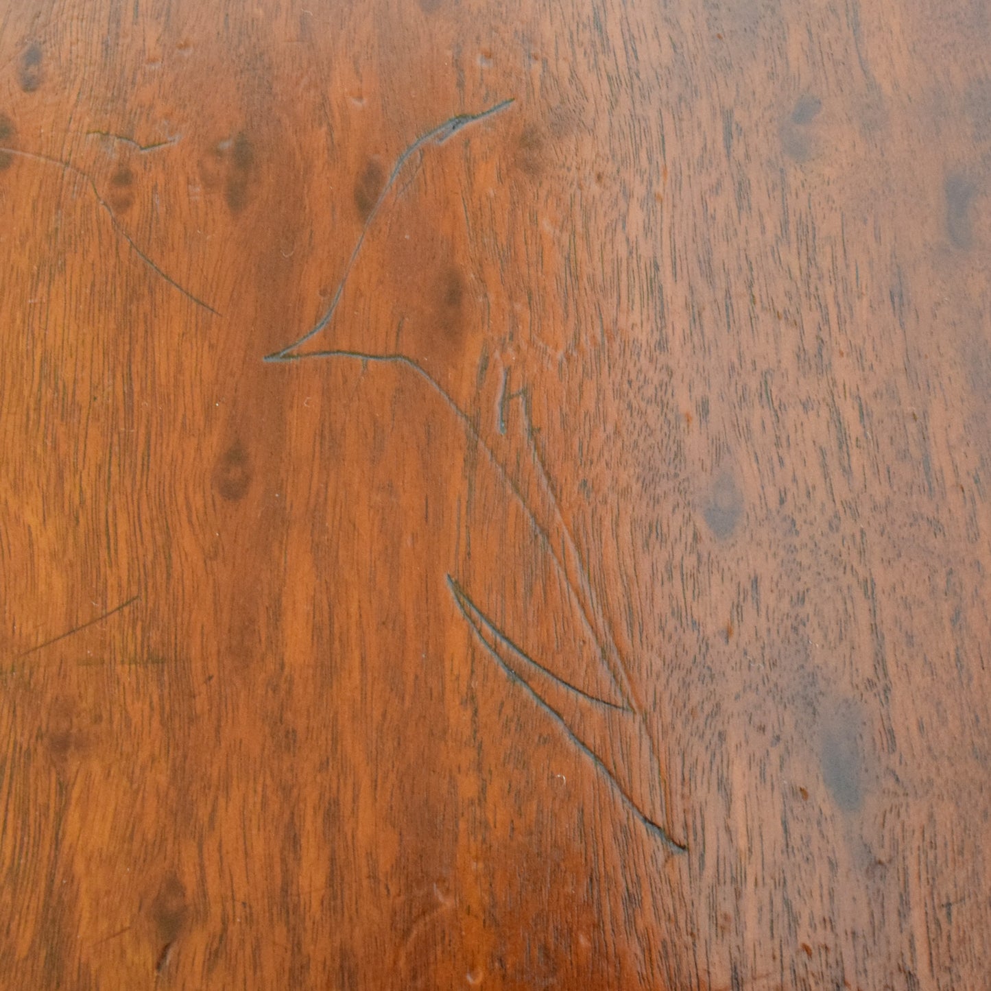 Rustic Mahogany Chest of Drawers