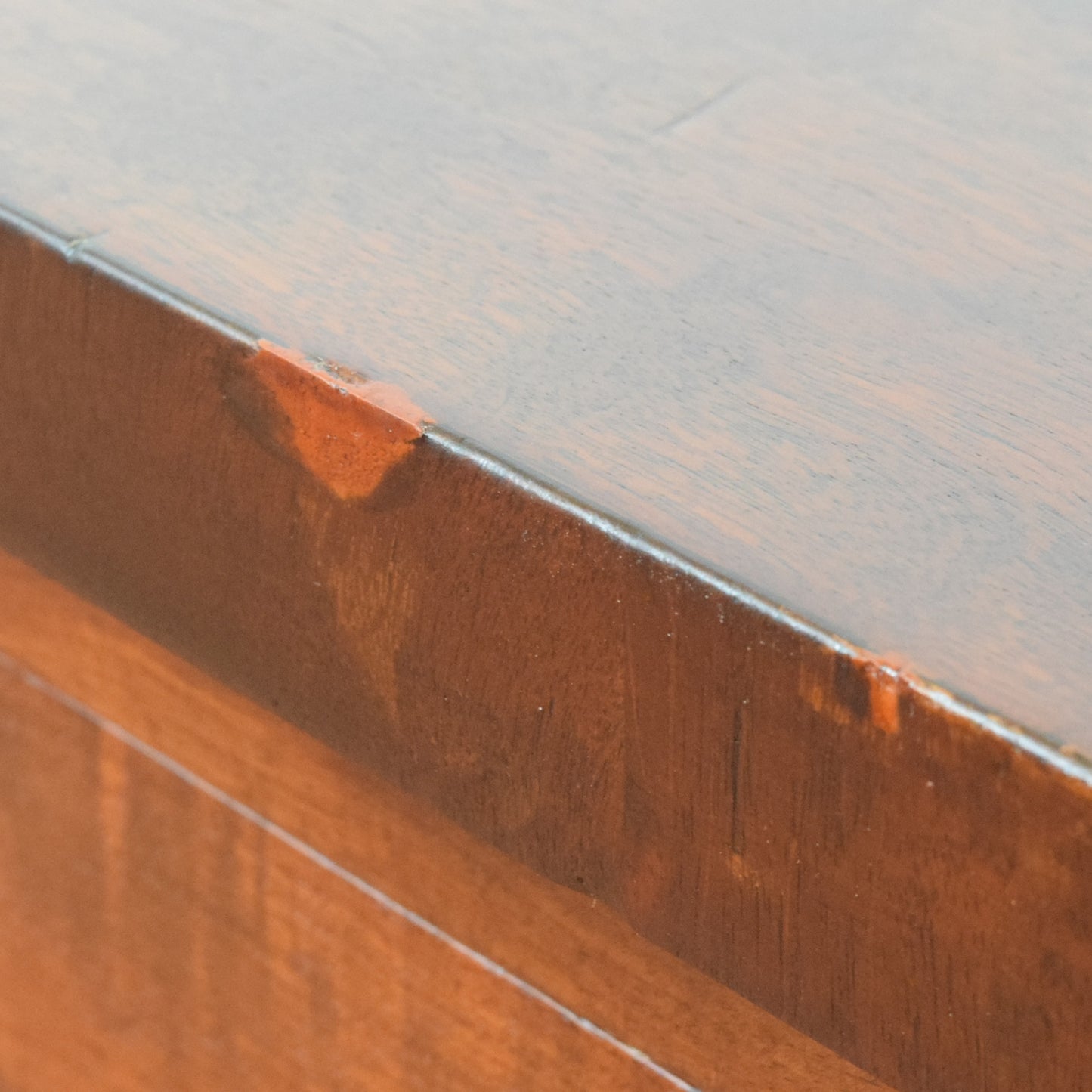 Rustic Mahogany Chest of Drawers