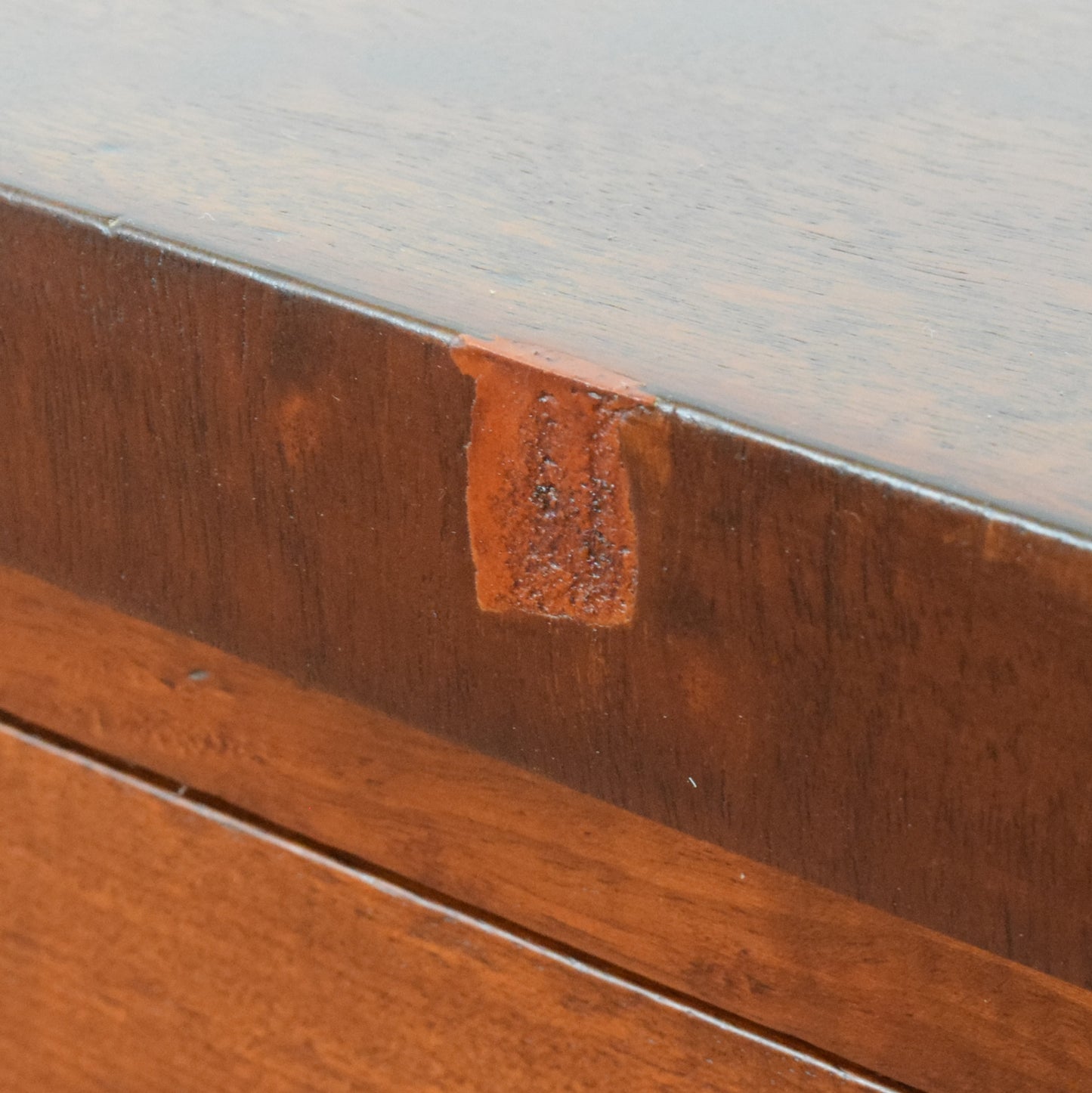 Rustic Mahogany Chest of Drawers