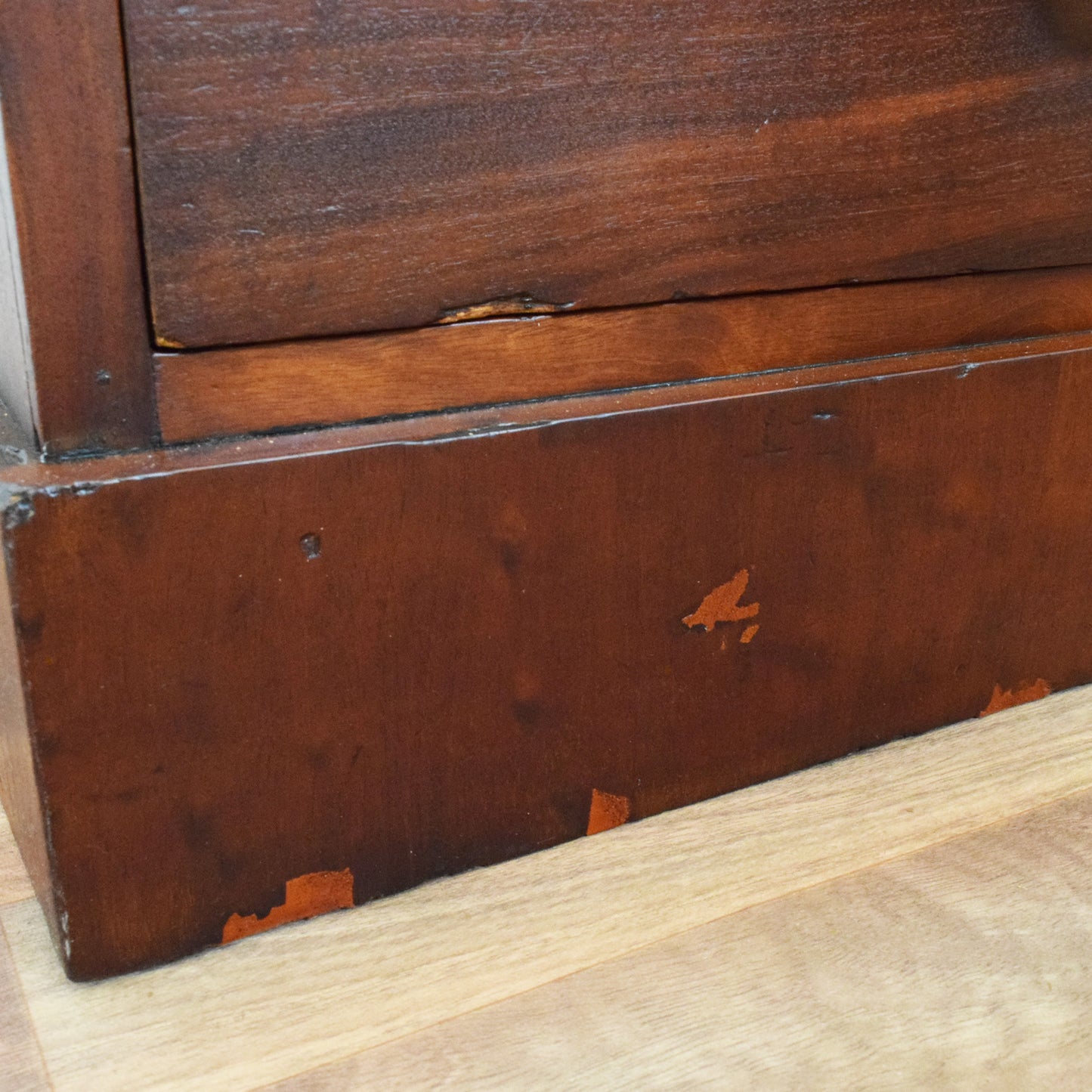 Rustic Mahogany Chest of Drawers