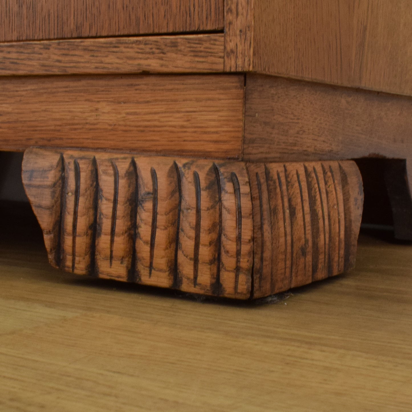 Refinished Carved Bureau