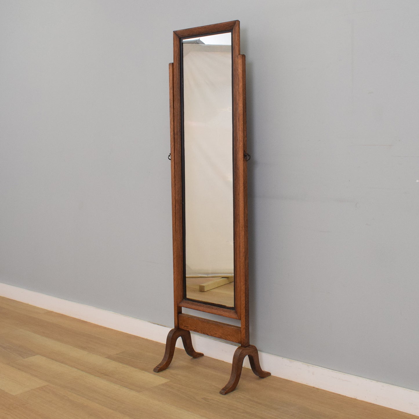 Restored Oak Mirror