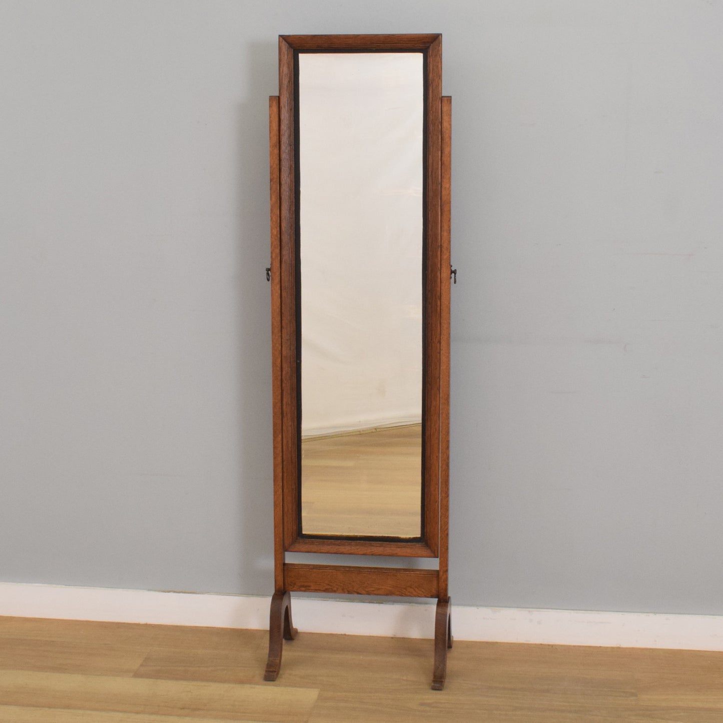 Restored Oak Mirror