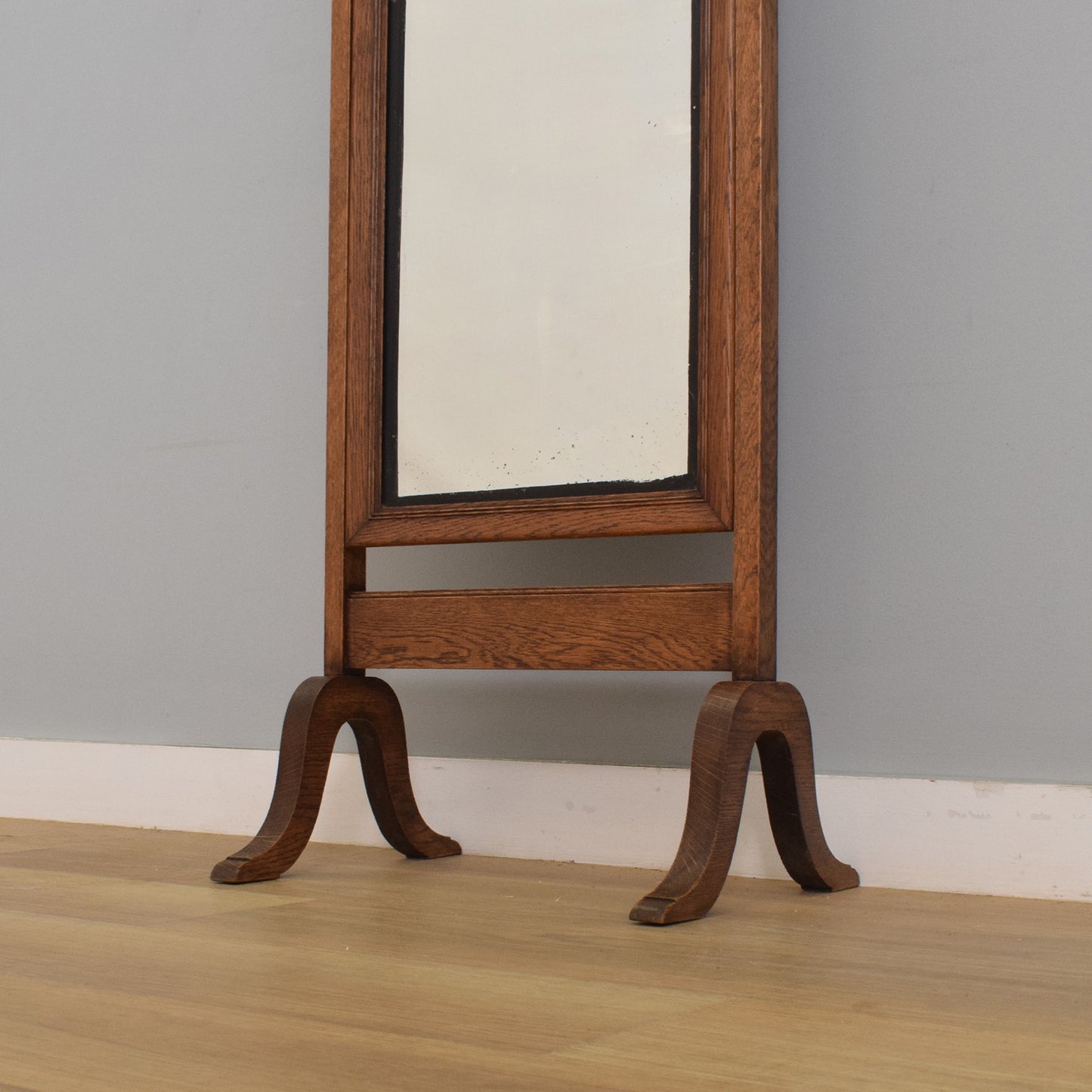 Restored Oak Mirror