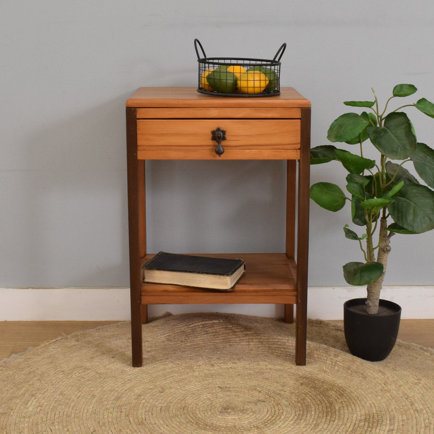 Restored Satinwood Side Table