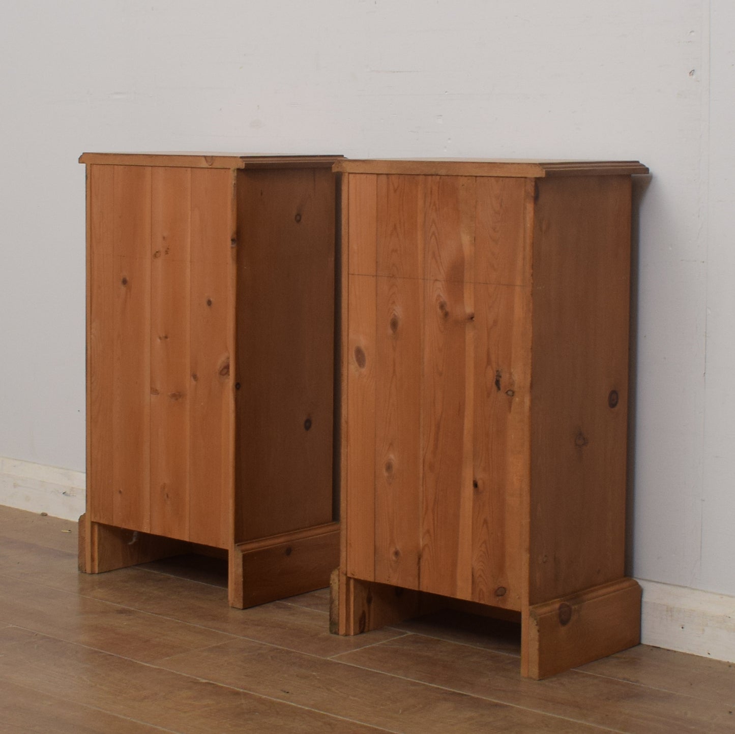 Pair of Pine Bedsides