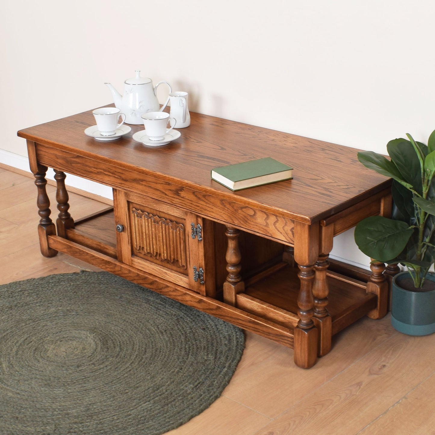 Old Charm Long-John Nest of Tables