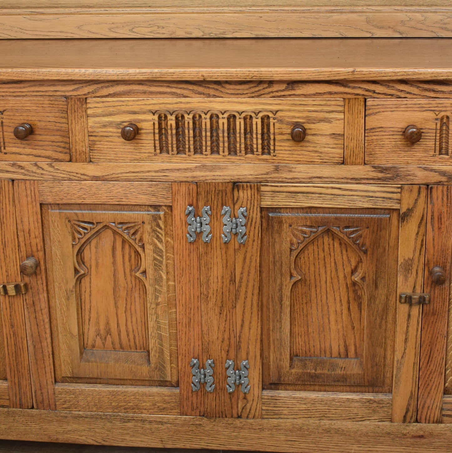 Restored Oak 'Webber' Dresser