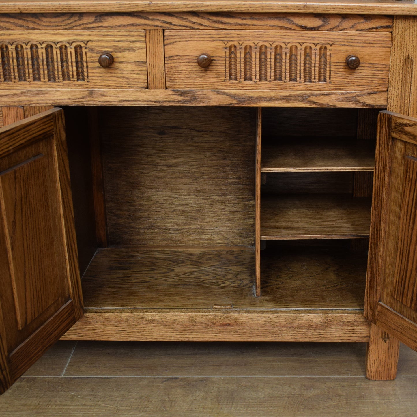 Restored Oak 'Webber' Dresser