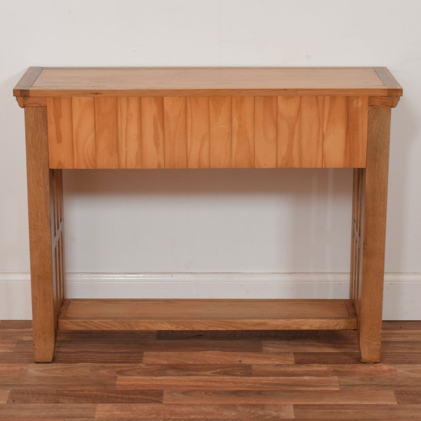 Restored Oak Console Table