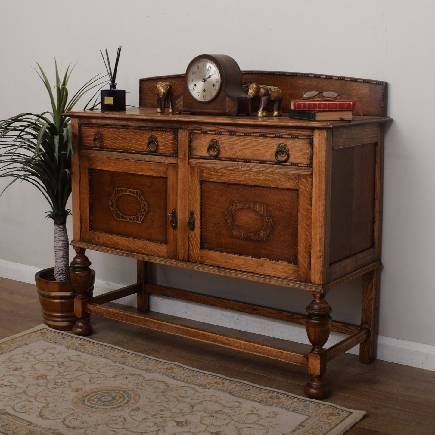 Restored Oak Sideboard